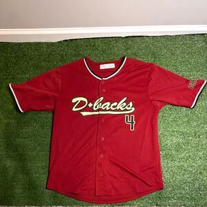 Majestic Arizona Diamondbacks Marte #4 Red MLB Baseball Jersey XXL
